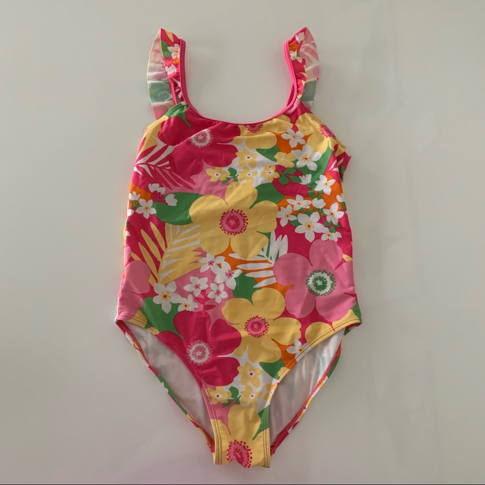Gymboree Size 12 Floral Kids One Piece